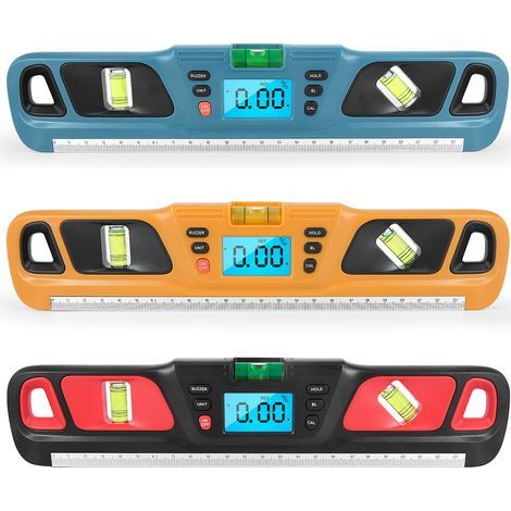 HW-200 Digital Spirit Level, Angle Ruler, Multifunctional Electronic Tilt Protractor (1/5)