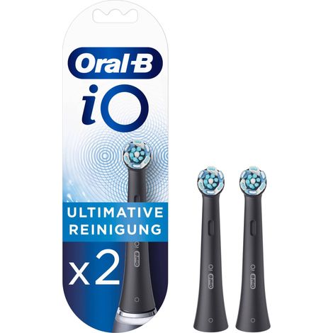 Oral-B iO Ultimative Reinigung 2er, Black Aufsteckbürsten