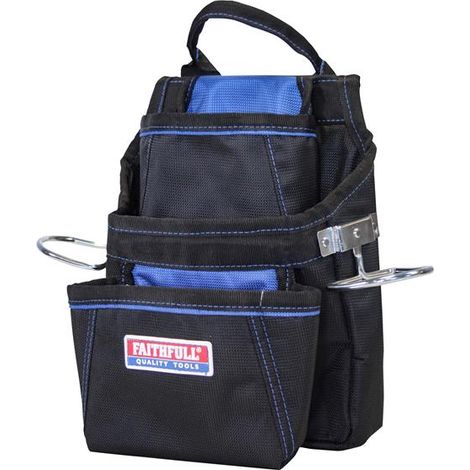 Faithfull Fasteners Pouch Tool Bag in Durable 2100D Nylon - Model FAIFAPN (1/5)