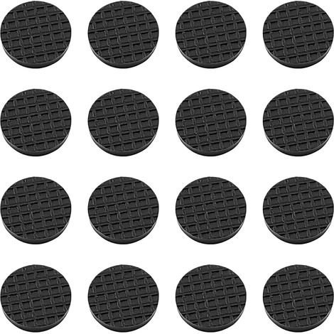 16 protectores de muebles antideslizantes, autoadhesivos, redondos, de 20 mm