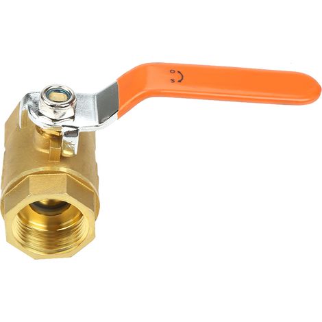Messing-Kugelhahn DN20 3/4" BSP, 1,6 MPa, für Wasser, Öl und Gas – 1 Stück (1/5)