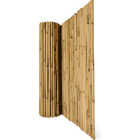 Bambus Sichtschutz Zaun SolVision B38, 180x250cm, 100% Bambus