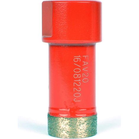 FRESA DIAMANTATA AD ACQUA Žÿ 20 MM MONTOLIT SINTERIZED FAV20