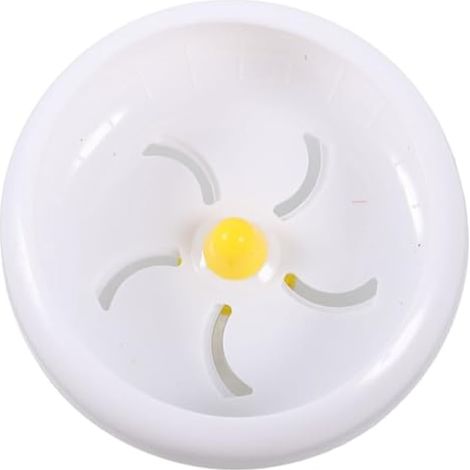 Roue d'exercice silencieuse pour hamsters et gerbilles, en plastique ABS, diamètre 14 cm, convient aux petites cages pour animaux. (1/5)