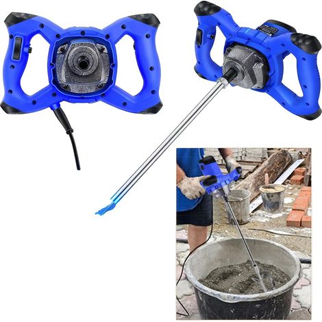 Mixeur Électrique, Contrôle à 6 Vitesses, Design Durable, Bleu (1/2)