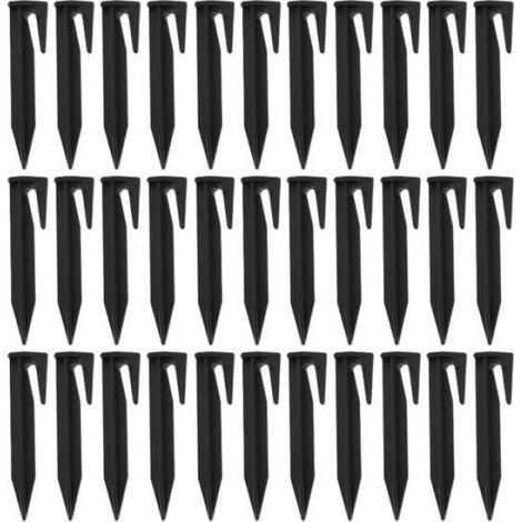 150 Pcs Piquets de Fixation pour Câbles Périphériques,Piquets de Terre pour Robot Tondeuse Accessoires pour Tondeuses Gazon,Piquet (1/5)