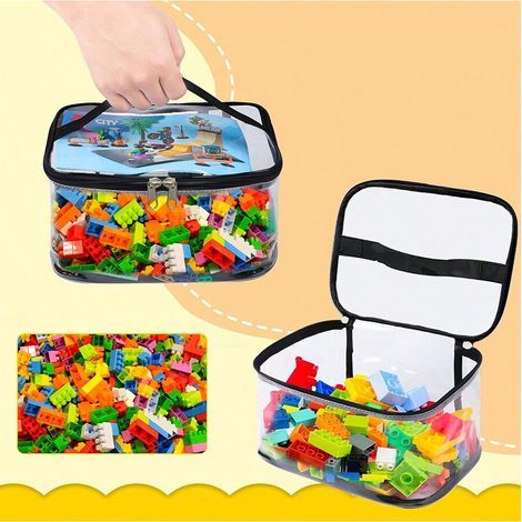 Wasserdichte, transparente PVC-Aufbewahrungstasche, Organizer für Kleinigkeiten, Tragetasche, geräumige Aufbewahrungstasche, Kulturbeutel, wasserabweisend, leicht, geräumig und pflegeleicht (1/5)