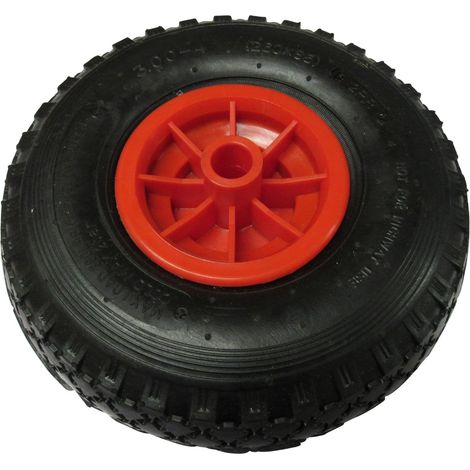 Replacement Trailer Jockey Wheel 10" 260MM X 80MM (Heavy Duty Pneumatic Spare Tyre Plastic Rim) (1/5)
