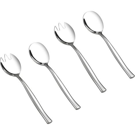 4 cuillères à salade de fruits et fourchettes à salade (2 fourchettes à salade 1010 + 2 cuillères à salade 1010) (1/5)