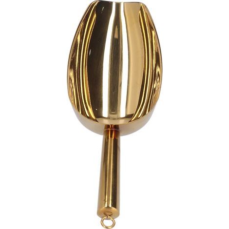 Cuillère à glace en inox bar, pelle à farine alimentaire, ustensile de cuisine pour bar, modèle BarGold No.3 (1/5)