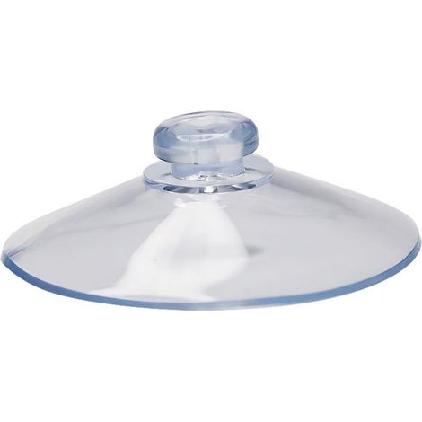 Lot de 4 ventouses rondes en PVC transparent 55 mm 50 mm pour cuisine, salle de bain, crochets muraux en verre, ventouses amovibles très résistantes, économie d'espace, lot de 4 (5,5 cm