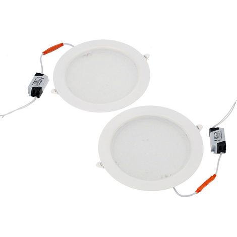 Spot de plafond LED encastré AURA PRIZMA 2x18W blanc 2700K - Lot de 2 pcs - 425.000.018 - HOROZ (1/5)