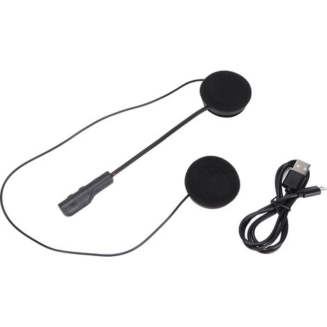 Casque moto Bluetooth 5.0 mains-libres avec contrôle d'appel, réduction de bruit et réponse automatique pour musique en extérieur (1/5)