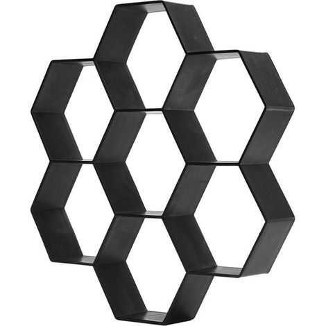 Moule hexagonal en béton pour dalles de jardin, chemins de randonnée, allées de jardin. (1/4)