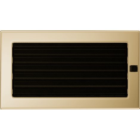 Vent Cover 17x30 gold - plated with blinds (1/4)