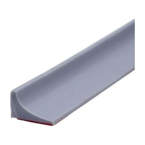 200CM Barriere De Douche Silicone,Barre De Seuil De Douche Anti Débordement Autocollant,Barrage Eau Douche,Seuil Douche Barrage D'eau,Barrière De Douche Pliable Pour Sol De Salle De Bain-gris (1/5)