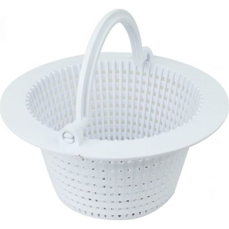 Panier rond blanc de 16 cm de diamètre pour écumoire de piscine hors sol-AquaForge (1/5)