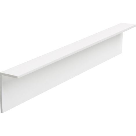 Winkelprofil 150 cm , 40 x 20 mm, weiß Winkelprofil