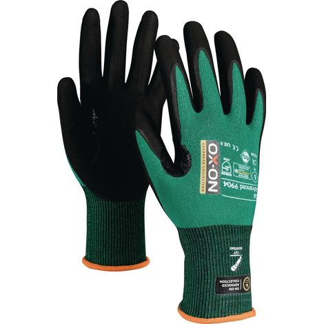 OX-ON 92340 Schnittschutzhandschuhe Cut Advanced 9904 Größe 10 schwarz/grün EN 3 (1/5)