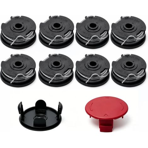 Lot de 10 bobines de fil de rechange pour coupe-bordure F016800351 1600A00X61 pour ART 30-36 LI, ART 30, ART 30+, ART 27, ART 27+, ART 24, ART 24+, AdvancedGrassCut 36, bobines de fil de (1/5)