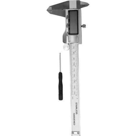 Pied à coulisse numérique, acier inoxydable, outil de mesure électronique de haute précision 0-150 mm (1/5)