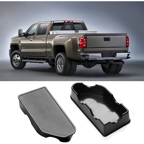 GARRYFIZH Lot de 2 caches de protection pour rails de caisse, caches pour trous de caisse pour Silverado Sierra 2019-2022