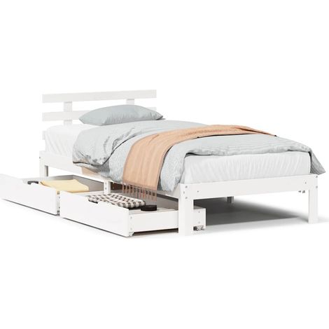 Maison Exclusive - Estructura cama con cajones madera maciza pino