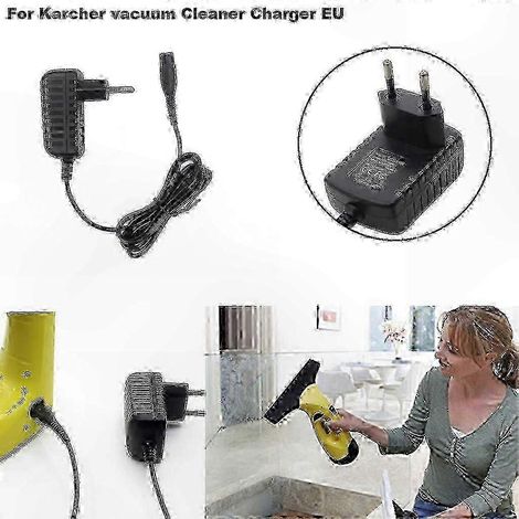 Chargeur pour aspirateur vitre compatible WV50 WV55 WV60 WV70 WV75 WV2 WV5, alimentation adaptateur, accessoire de recharge universel, prise secteur, modèle WV série, remplacement fiable. (1/3)