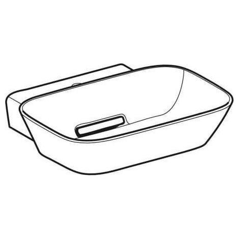 Geberit ONE Aufsatzwaschtisch Schalenform, Abgang horizontal, (1/5)