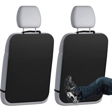 Protection Siège Voiture Enfant 2 Pièces - Protection de Dossier de Voiture pour Enfants, Housse Arrière Anti-Rayures Imperméable pour Sièges Auto, Design Respirant avec Élastiques Universels (1/5)