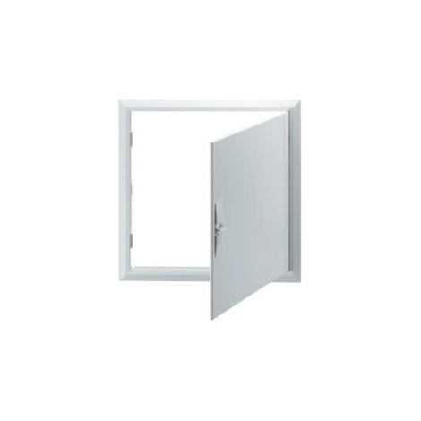 Hager – Cadre avec porte pour bac d'encastrement Gamma 13 – Dimensions 608x740x13mm – Compatible coffret GE426EN – Trappe d'accès GTL - GF426E (1/4)