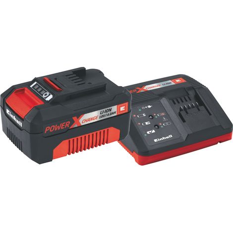 Einhell BATTERIA + CARICABATTERIA POWER-X-CHANGE 18 V - 4,0 Ah