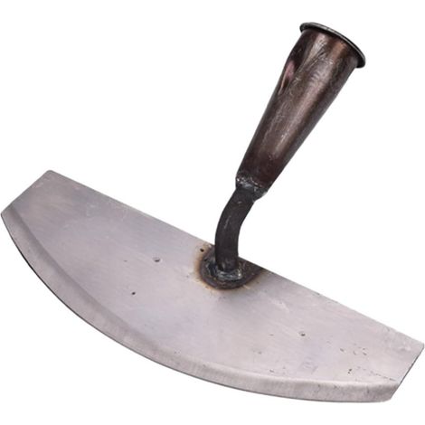 MINKUROW 1 Stück Werkzeug Schaufel Werkzeuge Metall Poop Scooper Werkzeuge Home Jäten Hacke Werkzeug Cutter Sichel Stahl Abzieher Silber Garten Handwerkzeug Pflügen Hacke Pflügen Werkzeug (1/5)