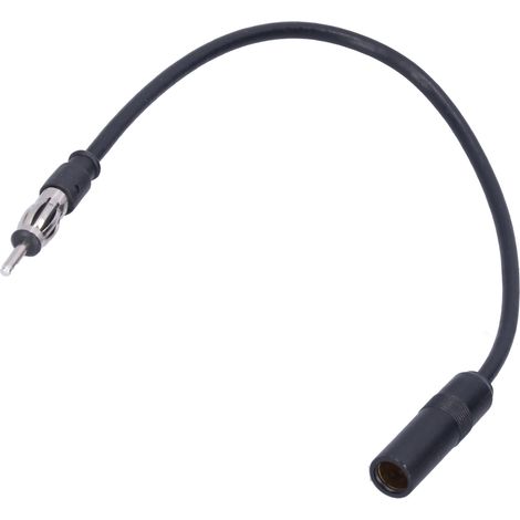Câble d'Antenne Radio FM Universel Portable pour Voiture - Noir (1/5)