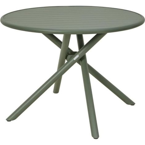 Tavolo da giardino nebullia 4 posti d105cm verde alloro - Hespéride (1/3)