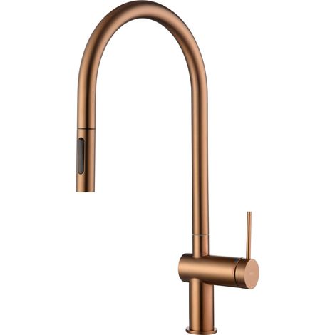 IMEX GCE026/ORC BERNA Grifería De Cocina Color Oro Rosa Cepillado - ref: GCE026/ORC