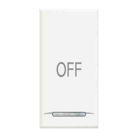 BTIHD4915AA Copritasto Axolute 1 funzione con lente illuminabile simbolo OFF