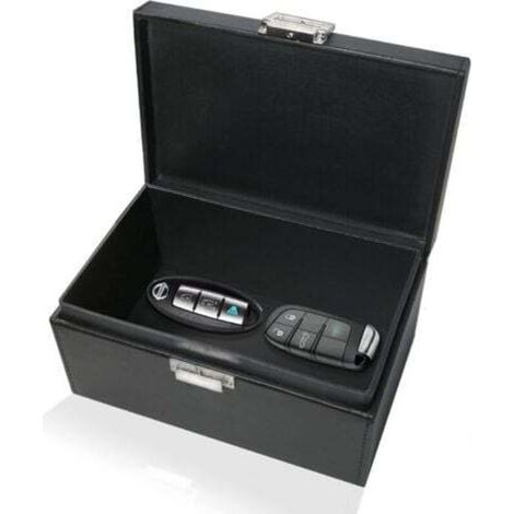 Caja extragrande para llaves de coche, jaula antirrobo RFID para la seguridad del coche, caja de almacenamiento de llaves (1/4)