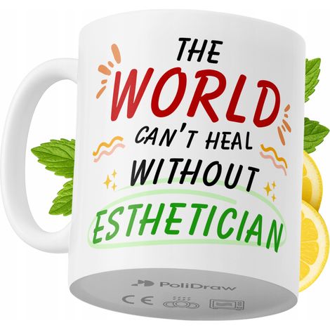 Lustige Tasse für Kosmetikerinnen – Kaffee- oder Teetasse mit witzigem Textdesign – ideal für Geburtstage, Namenstage, Feiertage und besondere Anlässe. Hochwertige Tasse für Zuhause, Büro und Arbeit. 