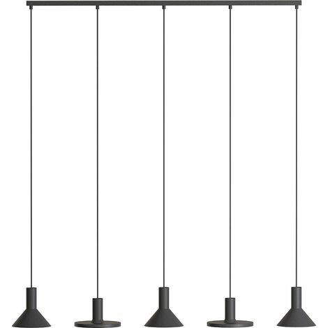Lampadario nero da tavolo Nowodvorski Hermanos V 5xGU10 (1/2)