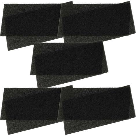 vhbw 10x foam filter 40 PPI compatible with Bauknecht Excellence 4580, HP 8522, HP 7422, 9882, 6590, 6580, 8882, 7882 Tumble Dryer