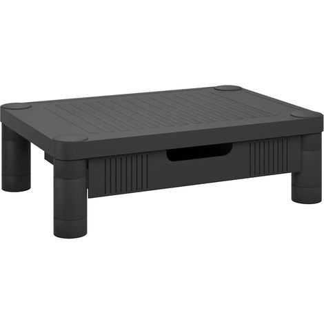 vidaXL Soporte para monitor negro 43x30,5x13 cm (1/2)