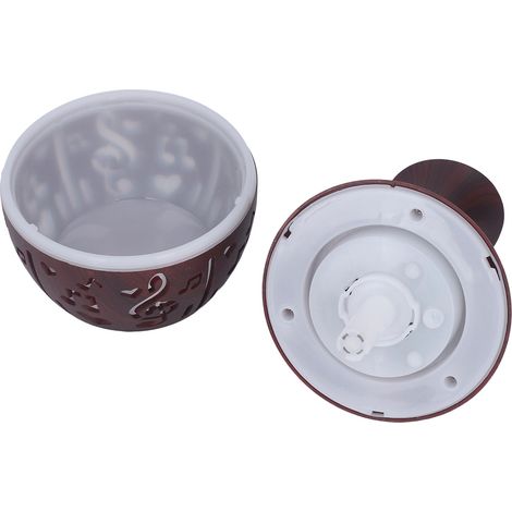 Diffuseur d'huiles essentielles 300ml USB - Design bois, silencieux, lumière LED - Humidificateur pour bureau, chambre, hôtel (1/5)