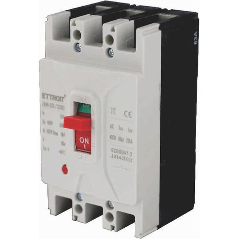 ETTROIT JX14363 - Disjoncteur en boîte MCCB 3P 63A 380V-22KA (1/3)