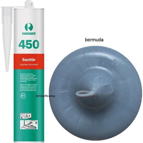 Ramsauer 450 Sanitär Silikon Fugen Dichtstoff 310ml Kartusche bermuda