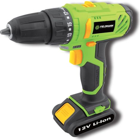 Fieldmann FDV 10201-A Akku-Bohrmaschine 12V grün schwarz