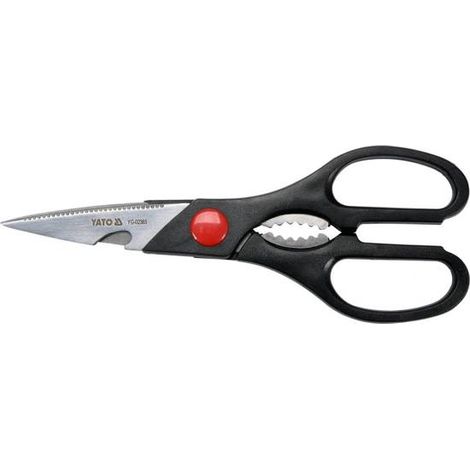 Küchenschere mit Flaschenöffner und Nussknacker 210 mm, Allzweckschere (1/2)