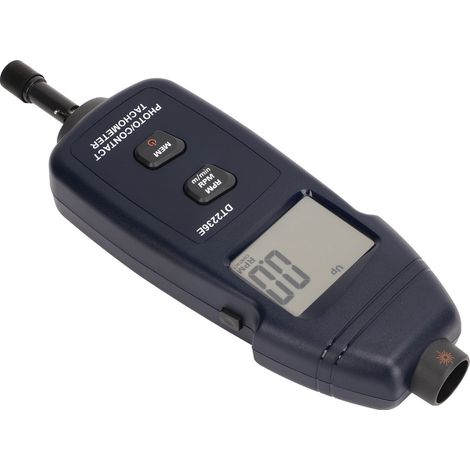 Tachymètre Digital Portable avec Écran Rétroéclairé et Mémoire Automatique des Mesures (1/5)