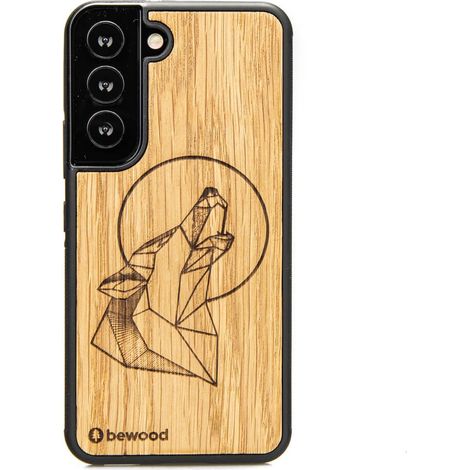 Holzhülle für Samsung Galaxy S22 Wolf Eiche (1/3)