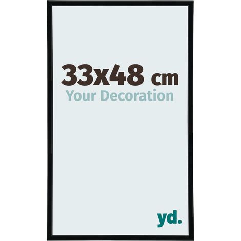 yd. - Cadre photo 33x48 - Noir Mat - Plastique - Annecy